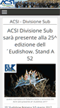 Mobile Screenshot of divisionesub.acsi.it
