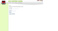Desktop Screenshot of controlpanel.acsi.eu