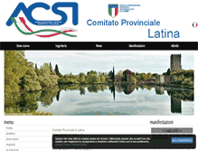 Tablet Screenshot of latina.acsi.it